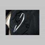 Hooligans - zimná pánska bunda zateplená čierno-olivová s kapucňou Hooligans - zimná pánska bunda zateplená čierno-olivová s kapucňou